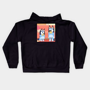 2 bluey Kids Hoodie